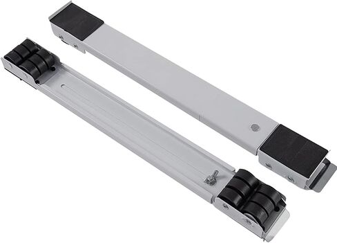 ASDQWER Washing Machine Base,Heavy Duty Expandable Appliance Roller Pair,Adjustable Refrigerator Rack-Drying,Rack-Refrigerator,Machine Base,Sturdy Feet,Gray,Four Packs in Saudi Arabia