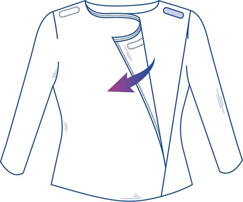 Ovidis Adaptive Cardigan Clothes Senior Elderly Disabled Men - Heritage in Saudi Arabia