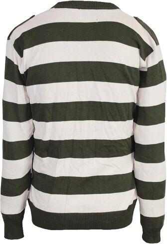 Knockout Jeans Big and Tall Men's Striped Cardigan Sweater with Button Closure in Saudi Arabia