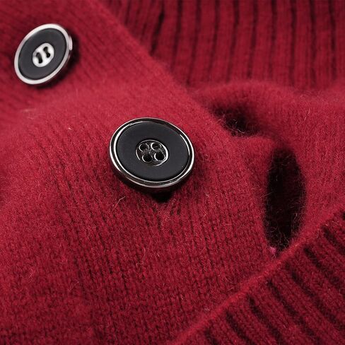 Zhili 100% Cashmere Men's Long Sleeve V Neck Cardigan in Saudi Arabia