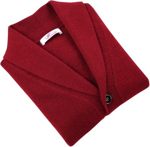 Zhili 100% Cashmere Men's Long Sleeve V Neck Cardigan in Saudi Arabia