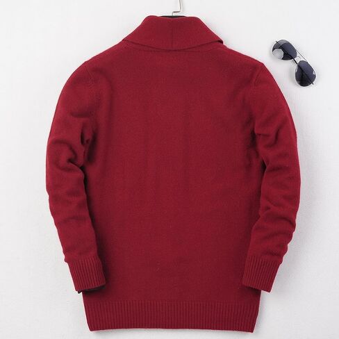 Zhili 100% Cashmere Men's Long Sleeve V Neck Cardigan in Saudi Arabia