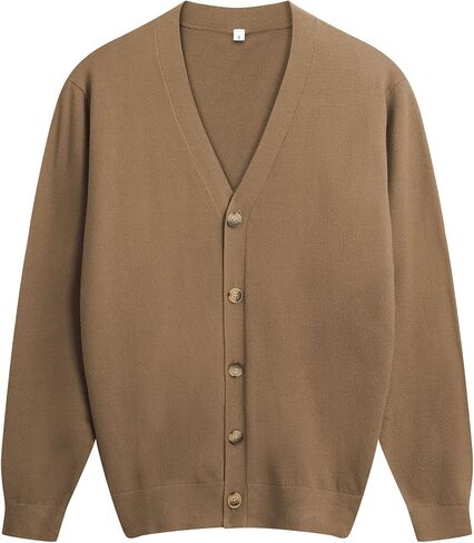 سترة Aimeilgot الرجالية الكاجوال ذات المقاس النحيف والرقبة على شكل حرف V مع أزرار in Kuwait