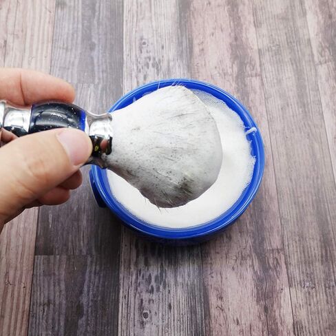 Bicrops Badger Hair Shaving Brush For Gentleman Wet Shave, Smooth Resin Best Gift For Men (Marble Teaxture) in Saudi Arabia