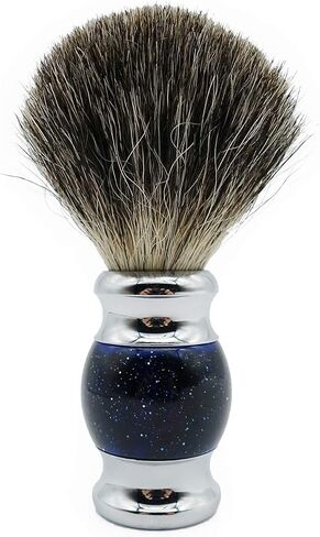 Bicrops Badger Hair Shaving Brush For Gentleman Wet Shave, Smooth Resin Best Gift For Men (Marble Teaxture) in Saudi Arabia