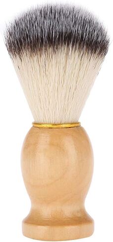 Shaving Brush Men, Fashionable Practical Shave Brush Travel Shaving Brush Shave Cream Brush, Artistic For Salon Clean Extra Beard Travel Home in Kuwait