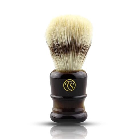 Synthetic Hair Shaving Brush for Men's Personal and Professional Shaving (Dark Horn) in Saudi Arabia