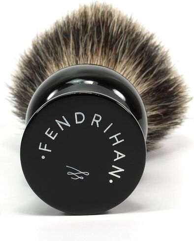 Fendrihan Genuine 100% Pure Badger Shaving Brush with Black Handle for Personal and Professional Shaving in Kuwait