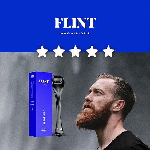 Beard Roller - 540 Titanium Micro Needle 0.25mm - Beard Grooming & Beard Club in Saudi Arabia