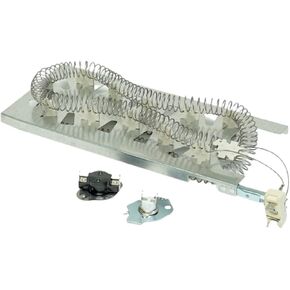 Dryer Heating Element Replace For Whirlpool Duet LTE6243AN2 LTE6243AW2 LTE7245AN0 LTE7245AW0 WET3300SQ0 WET3300SQ1 WET3300SQ2 WET3300XQ0 WET3300XQ1 WET3300XQ2 WET4027EW0 WED9620HW0 With Thermostat in Kuwait