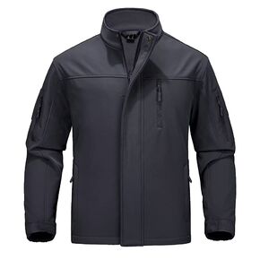 سترة تكتيكية للرجال من MAGCOMSEN مقاومة للماء 6 جيوب بطانة من الصوف الناعم للمشي لمسافات طويلة سترة شتوية سترة واقية ملابس خارجية in Kuwait