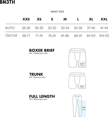 BN3TH Men's Classic Trunk Athletic Boxers - Breathable and Anti-Chafing Underwear with Our Patented Three-Dimensional MyPakage Pouch, Desert Bloom-Dark Navy, Medium in Saudi Arabia