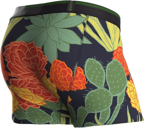 BN3TH Men's Classic Trunk Athletic Boxers - Breathable and Anti-Chafing Underwear with Our Patented Three-Dimensional MyPakage Pouch, Desert Bloom-Dark Navy, Medium in Saudi Arabia