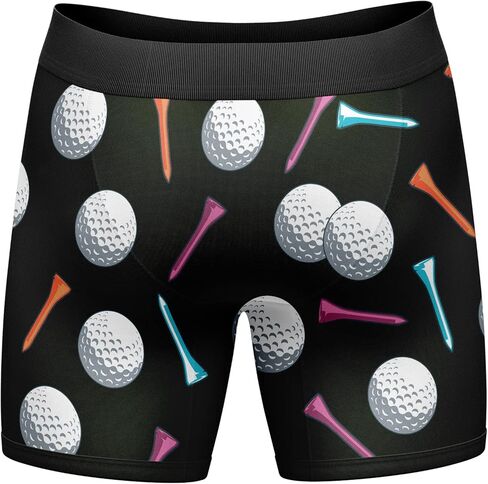 Mens I Like Golf And Maybe 3 People Boxers Funny Sarcastic Golfing Ball Tee Graphic Underwear For Guys in Saudi Arabia