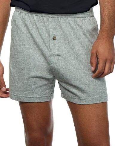 Hanes Ultimate Men's 4-Pack Classics Comfort Soft Waistband Knit Boxer Underwear in Saudi Arabia