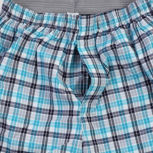 Falari 4-Pack Men's Boxer Underwear 100% Cotton Premium Quality in Saudi Arabia
