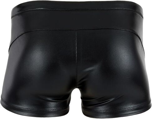 JEATHA Men's Shiny Metallic Boxer Shorts Drawstring Booty Shorts Rave Dance Club Shorts Swim Trunks in Saudi Arabia