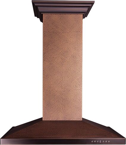 ZLINE 36 in. Designer Series Hand Hammered Copper Island Mount Range Hood (8GL2Hi-36) in Saudi Arabia