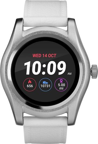 iConnect By Timex Classic Round Touchscreen Smartwatch with Heart Rate, Notifications and Two-Way Bluetooth Calling in Kuwait