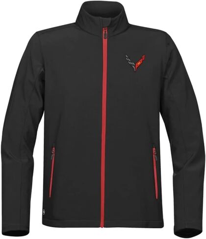 C8 Corvette High-Performance Soft Shell Jacket - Next Generation Zip Up (Large) in Saudi Arabia