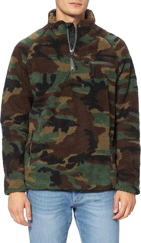 Brandit Men's Fleece Quarter Zip Jacket in Saudi Arabia