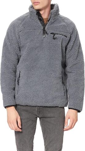 Brandit Men's Fleece Quarter Zip Jacket in Saudi Arabia