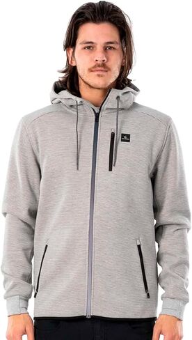Rip Curl Men's Departed Anti Series Technical Zip Up Hooded Sweatshirt in Kuwait
