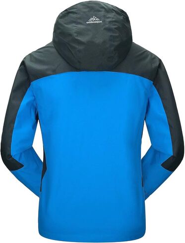 MAGCOMSEN Men's Hooded Waterproof Jacket Lightweight Rain Jacket Running Jacket Sportswear in Saudi Arabia