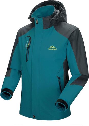 MAGCOMSEN Men's Hooded Waterproof Jacket Lightweight Rain Jacket Running Jacket Sportswear in Saudi Arabia