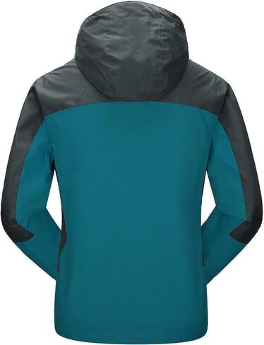 MAGCOMSEN Men's Hooded Waterproof Jacket Lightweight Rain Jacket Running Jacket Sportswear in Saudi Arabia