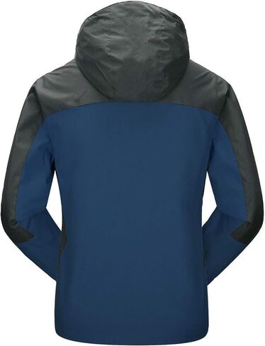 MAGCOMSEN Men's Hooded Waterproof Jacket Lightweight Rain Jacket Running Jacket Sportswear in Saudi Arabia