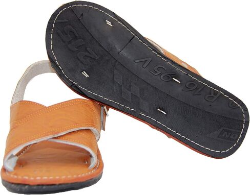 The Western Shops Mens Leather Sandals Mens Mexican Huarache Sandal in Saudi Arabia