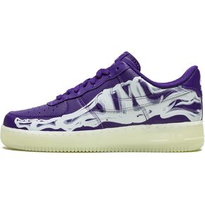Nike Mens Air Force 1 Low '07 QS CU8067 500 Purple Skeleton Halloween - Size 8 in Saudi Arabia