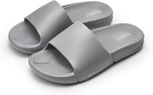 صنادل LUOFU الرجالية السحابية الشرائح الناعمة المريحة المضادة للانزلاق وسادة دش النعال الصيف قوس دعم الانتعاش الأحذية خفيفة الوزن في الأماكن المغلقة في الهواء الطلق in Kuwait