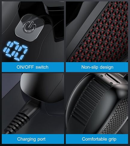 ماكينة حلاقة الراس للرجال الصلعاء، ماكينة حلاقة مغناطيسية سهلة التنظيف، ماكينة حلاقة كهربائية عائمة للرجال مع شفرة بديلة، ماكينة حلاقة كهربائية مقاومة للماء للرجال in Kuwait