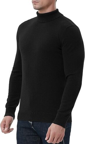 NITAGUT Men's Casual Slim Fit Basic Sweaters Knitted Thermal Turtleneck Pullover Sweater in Saudi Arabia