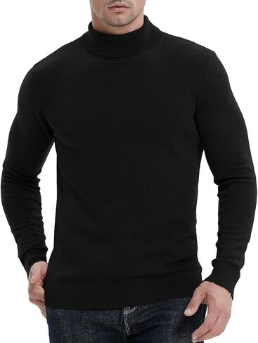 NITAGUT Men's Casual Slim Fit Basic Sweaters Knitted Thermal Turtleneck Pullover Sweater in Saudi Arabia