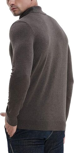 NITAGUT Men's Casual Slim Fit Basic Sweaters Knitted Thermal Turtleneck Pullover Sweater in Saudi Arabia