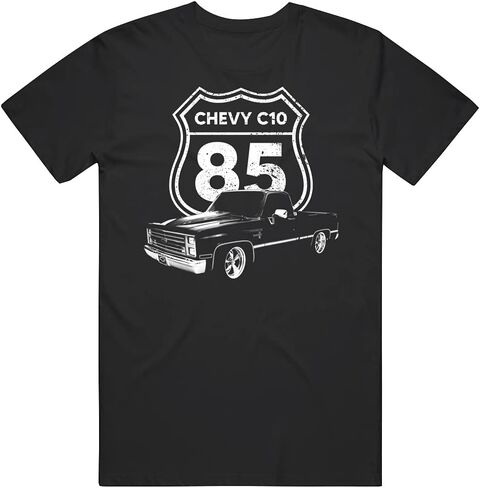 1985 C10 Pickup Truck Silhouette with Model Year T Shirt in Kuwait