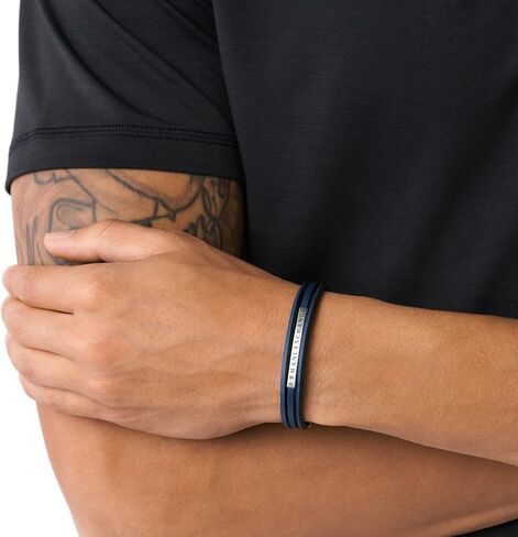 سوار جلدي مزين بسلسلة من ارماني اكسجينج in Kuwait