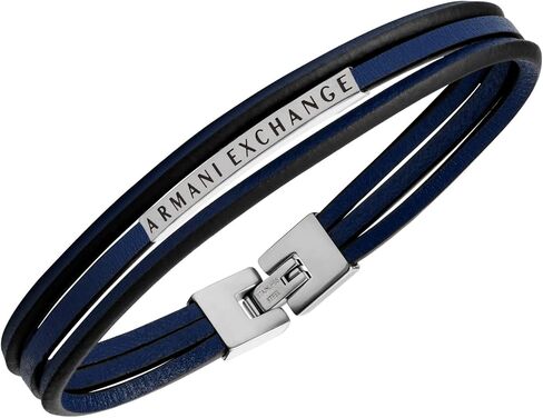 سوار جلدي مزين بسلسلة من ارماني اكسجينج in Kuwait