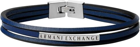 سوار جلدي مزين بسلسلة من ارماني اكسجينج in Kuwait