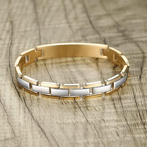Tarring Free Engraving Medical Alert Bracelets for Men & Women Stainless Steel Personalized Customization Emergency Medical ID Bracelets in Saudi Arabia