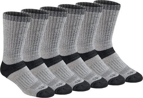 Dickies mens Dri-tech Temperature Regulating Wool Blended Work Crew Socks Multipack in Saudi Arabia