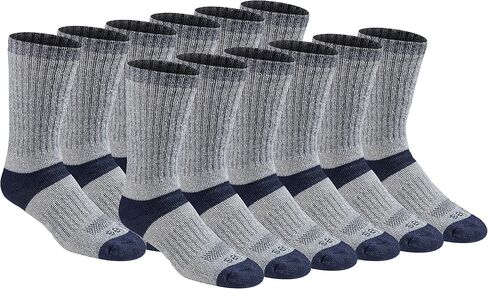 Dickies mens Dri-tech Temperature Regulating Wool Blended Work Crew Socks Multipack in Saudi Arabia