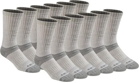 Dickies mens Dri-tech Temperature Regulating Wool Blended Work Crew Socks Multipack in Saudi Arabia