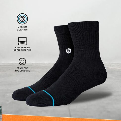 Stance Icon Quarter Socks [3 Pack] in Kuwait