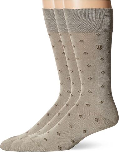 Chaps Men's Assorted Soft Dress Crew Socks With Argyle Fashion Patterns (3 Pack) in Saudi Arabia