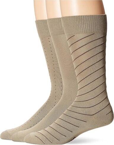 Chaps Men's Assorted Soft Dress Crew Socks With Argyle Fashion Patterns (3 Pack) in Saudi Arabia