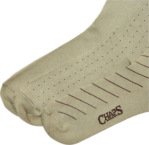 Chaps Men's Assorted Soft Dress Crew Socks With Argyle Fashion Patterns (3 Pack) in Saudi Arabia